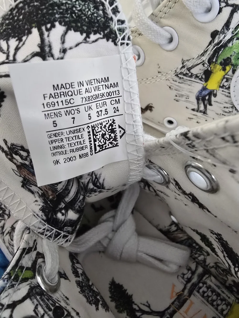 Converse Chuck Taylor All-Star Hi x Union Sheila Bridges Harlem Toile 7 - Picture 11 of 12